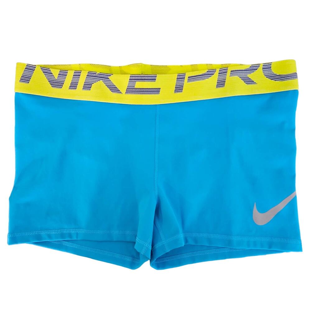 Nike Pro Training Athletic 3" Blue‎ Graphic Short | Women's XXL